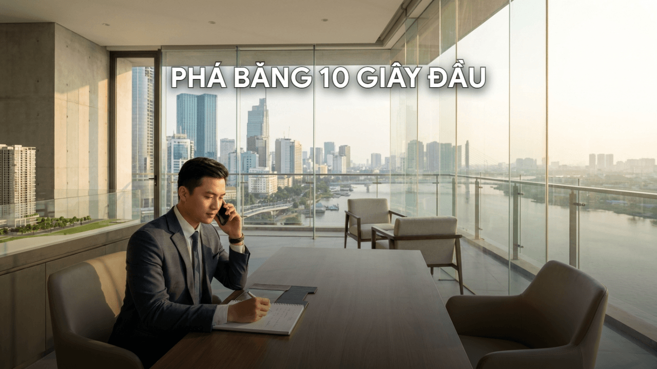 10 Giây Kim Cương: Kịch Bản Telesales BĐS